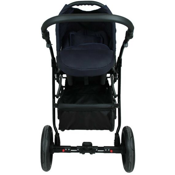 Коляски детские: Коляска 3в1 Alis ALVARO F Al 07 т.синий+белая кожа фотографии