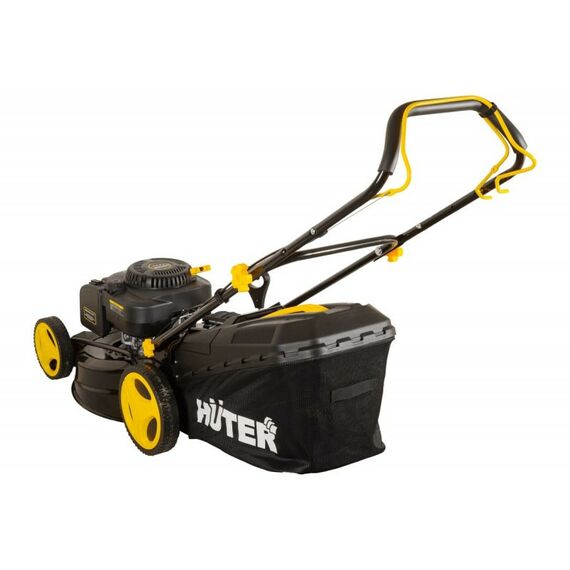 Газонокосилки: Газонокосилка бензиновая Huter GLM-7.0 SL 7 л.с., 2800-3200 об/мин, 75 л, мульчирование, от 25 мм до 75 мм, ширина - 530 мм, самоходная фотографии