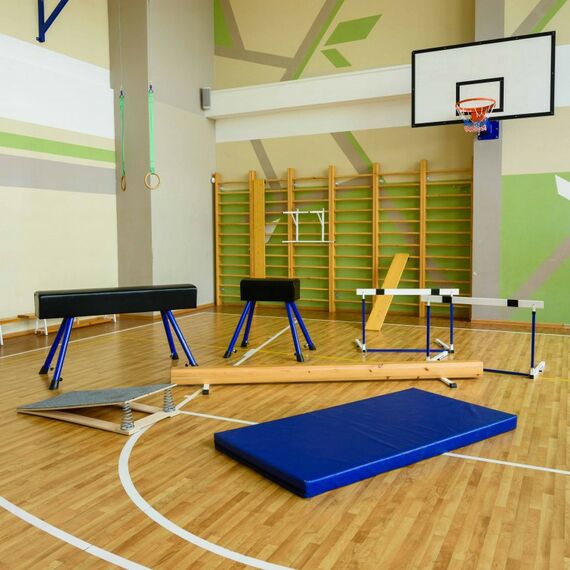 Легкая атлетика:  Барьер для легкой атлетики переменной высоты (складной, с противовесом) фотографии