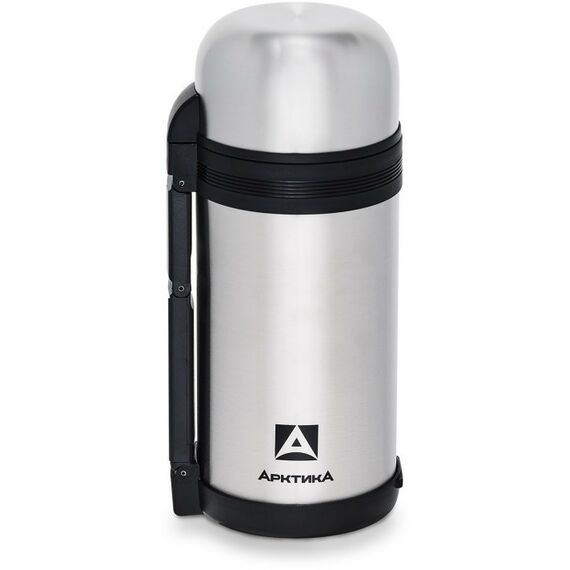 Термосы, контейнеры, бидоны, канистры: Термос Арктика 201-1200 вакуумный, с супер ширким горлом, 1200мл, стальной фотографии