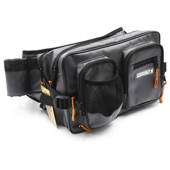 Рюкзаки и сумки: Сумка рыболовная Следопыт Fishing Hip Bag WBP 31х20х23 см, серый фотографии