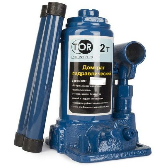 Домкраты: Домкрат бутылочный TOR ДГ-2 г/п 2т, 150-240мм, 2кг, кейс [1006112] фотографии