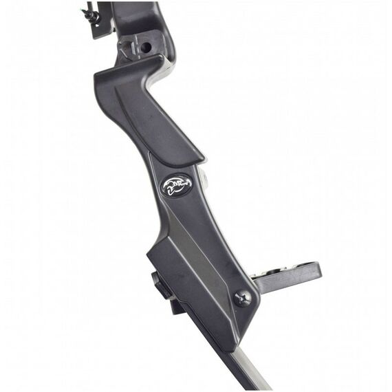 Луки и арбалеты: Лук рекурсивный  Man Kung RB007 20lbs, стрелы 2шт., кивер, крага, крепеж, черный фотографии