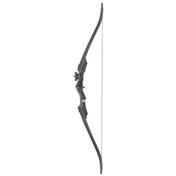 Луки и арбалеты: Лук рекурсивный  Man Kung RB007 20lbs, стрелы 2шт., кивер, крага, крепеж, черный фотографии