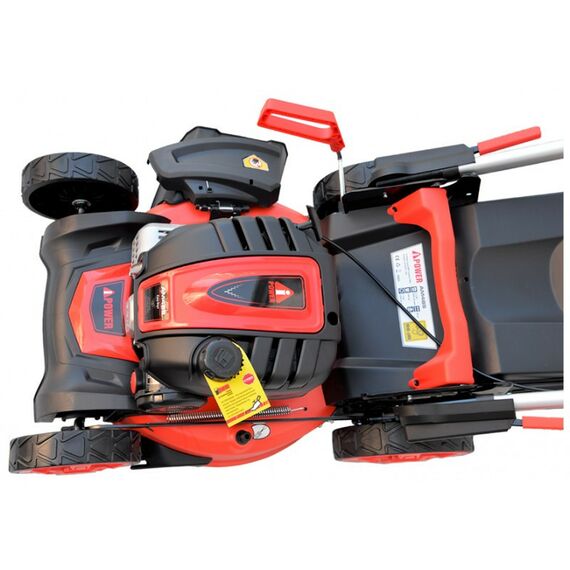 Газонокосилки: Газонокосилка бензиновая самоходная A-iPower AM48S 4.5л.с/2.8кВт, B=48см, Н=30-80см, 32кг, складная [41107] фотографии