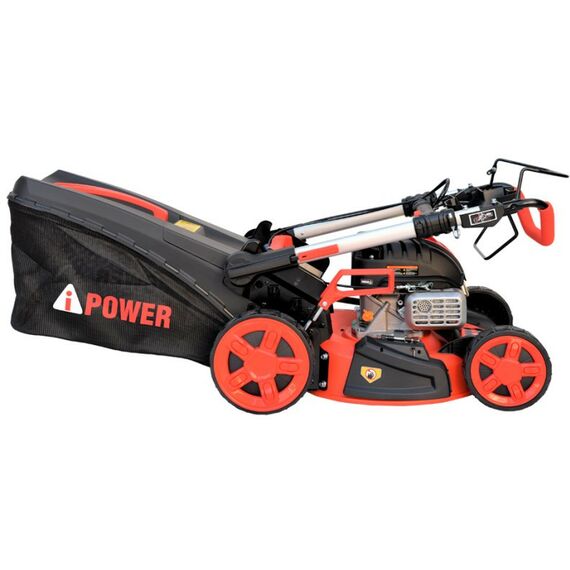 Газонокосилки: Газонокосилка бензиновая самоходная A-iPower AM48S 4.5л.с/2.8кВт, B=48см, Н=30-80см, 32кг, складная [41107] фотографии