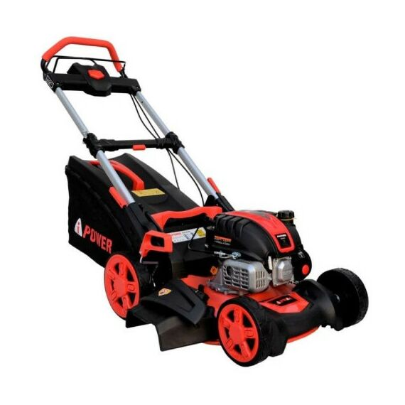 Газонокосилки: Газонокосилка бензиновая самоходная A-iPower AM48S 4.5л.с/2.8кВт, B=48см, Н=30-80см, 32кг, складная [41107] фотографии