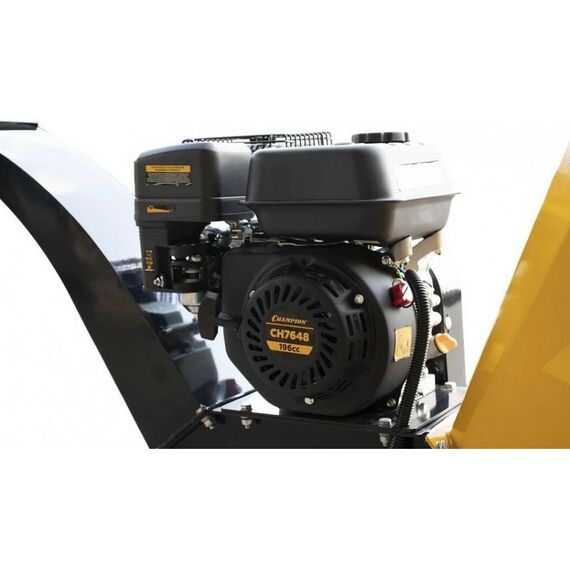Измельчители садовые: Измельчитель бензиновый Champion CH7648 6.5 л/с, 4.8 кВт, d=76мм, 95кг, нож фотографии