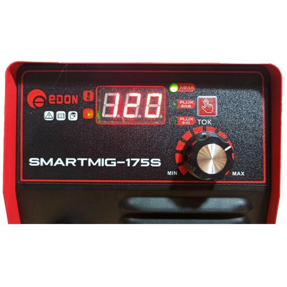 Сварочные аппараты: Полуавтомат сварочный инверторный EDON SMART MIG-175S MIG/MAG 30-175А, ММА 20-175А, 0.8-1.0мм, 7.1кг [213521113902] фотографии