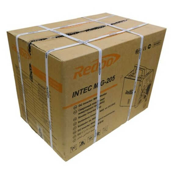 Сварочные аппараты: Полуавтомат сварочный инверторный REDBO INTEC MIG-205 MIG/MAG/TIG 50-200 А, ММА 20-200А, 0.8-1.0мм, 12кг [213525121901] фотографии