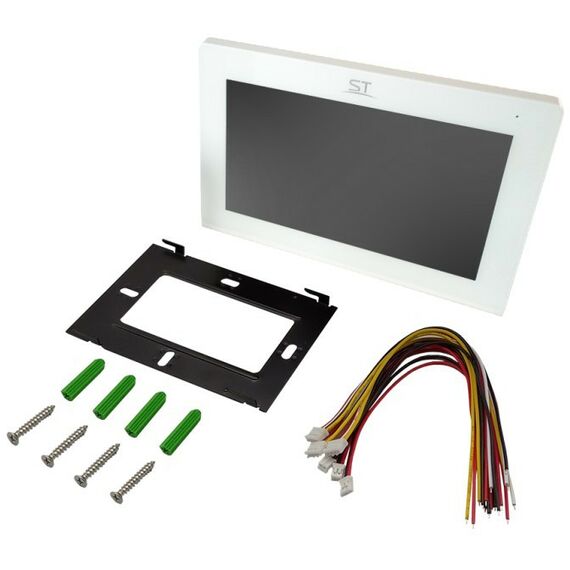 Домофоны: Домофон ST ST-M204/7 (TS/SD/IPS) белый 7" IPS LCD, цветной, 1024*600, CVBS/TVI/CVI/AHD(720Р/1080P), интерком, автоответчик фотографии