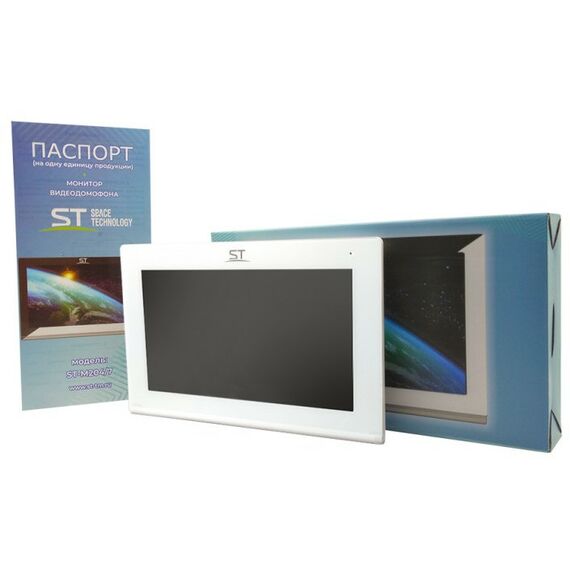 Домофоны: Домофон ST ST-M204/7 (TS/SD/IPS) белый 7" IPS LCD, цветной, 1024*600, CVBS/TVI/CVI/AHD(720Р/1080P), интерком, автоответчик фотографии