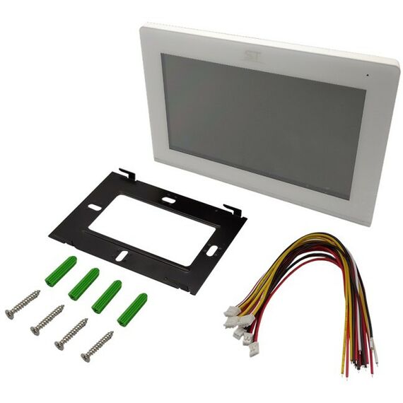 Домофоны: Домофон ST ST-M204/7 (TS/SD/IPS) серый 7" IPS LCD, цветной, 1024*600, CVBS/TVI/CVI/AHD(720Р/1080P), интерком, автоответчик фотографии