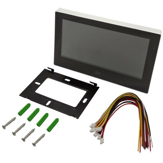 Домофоны: Домофон ST ST-M205/7 (TS/SD/IPS) черный 7" IPS LCD, цветной, 1024*600, CVBS/TVI/CVI/AHD(720Р/1080P), интерком, автоответчик фотографии