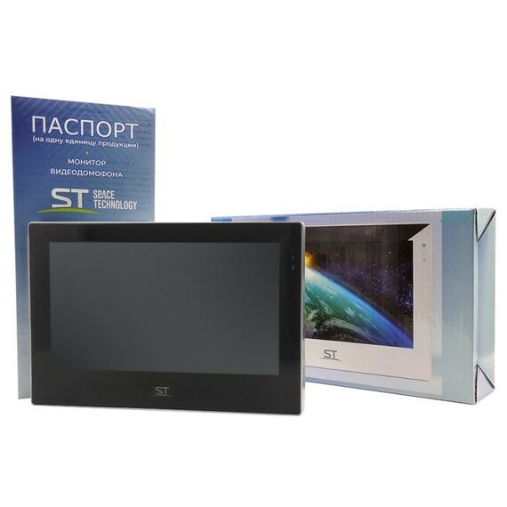 Домофоны: Домофон ST ST-M205/7 (TS/SD/IPS) черный 7" IPS LCD, цветной, 1024*600, CVBS/TVI/CVI/AHD(720Р/1080P), интерком, автоответчик фотографии