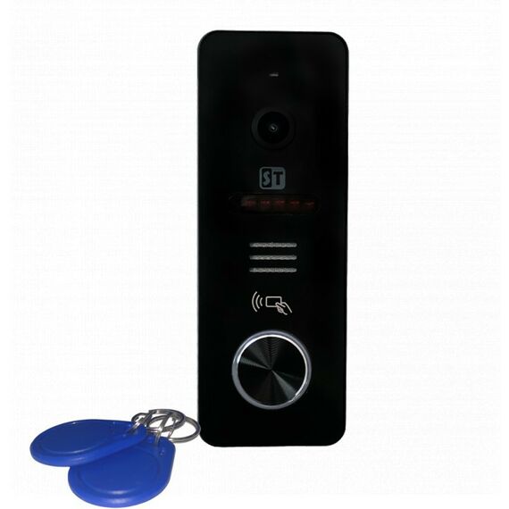 Домофоны: Панель ST ST-P202 черный, 1/2.9  CMOS, AHD (720P/1080P), CVBS/720P/1080P, угол обзора:по диаг./по гориз.: 160°/124°, ИК подсветка: автоматическая, IR до 1м, объектив: 1.9мм фотографии