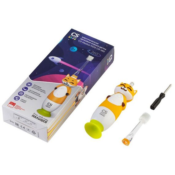 Электрические зубные щетки: Электрическая зубная щетка CS Medica KIDS CS-360 фотографии