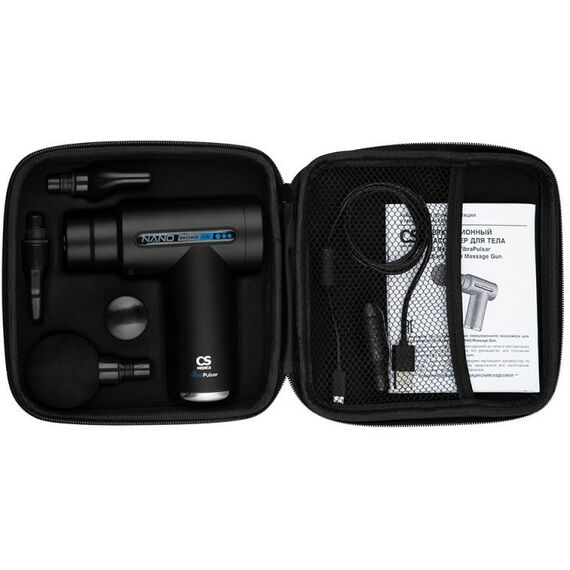 Массажеры: Массажер для тела CS Medica VibraPulsar CS-v9 NANO Massage Gun черный фотографии