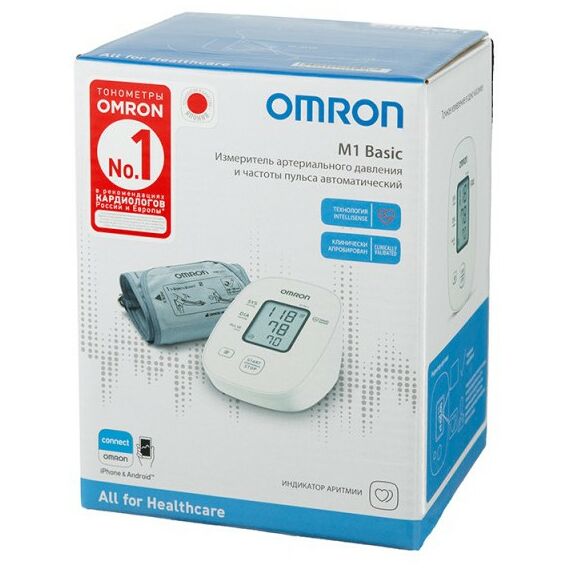 Диагностические приборы: Тонометр Omron M1 Basic фотографии