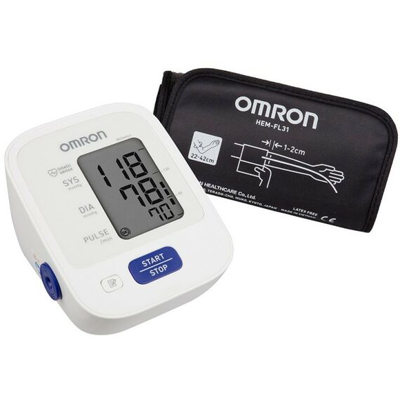 Диагностические приборы: Тонометр Omron M2 Comfort с адаптером фотографии