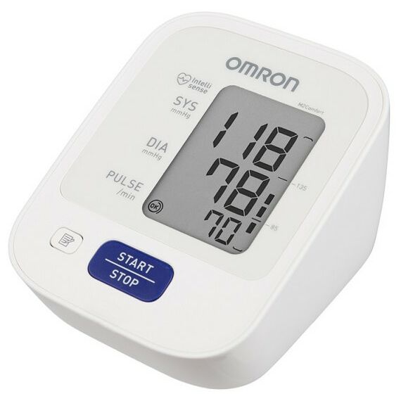 Диагностические приборы: Тонометр Omron M2 Comfort с адаптером фотографии