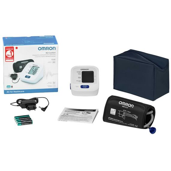 Диагностические приборы: Тонометр Omron M2 Comfort с адаптером фотографии