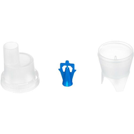 Ингаляторы (небулайзеры): Ингалятор компрессорный детский Omron Neko Kat (KRU) голубой фотографии