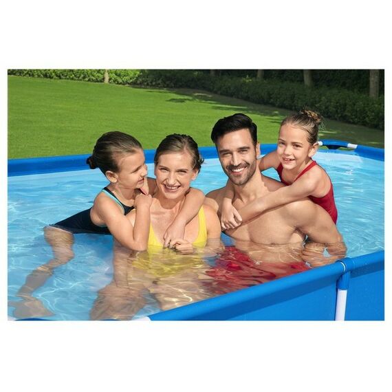 Бассейны: Бассейн каркасный Bestway Steel Pro 400 х 211 х 81 см фильтр-насос [56424] фотографии