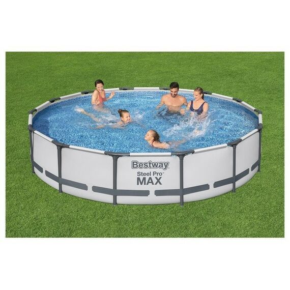 Бассейны: Бассейн каркасный Bestway Steel Pro MAX 427 х 84 см фильтр-насос [56595] фотографии