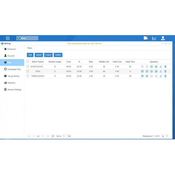 Мини АТС: Приложение Yeastar Billing для IP-АТС Yeastar фотографии