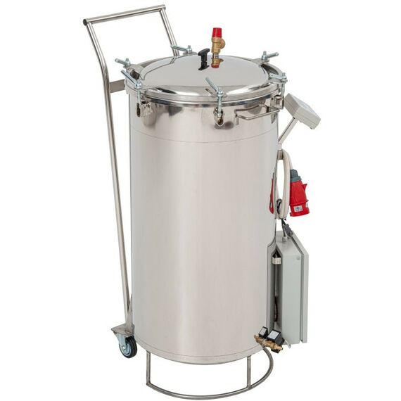 Автоклавы:  Автоматический автоклав-стерилизатор "Фермер" 125 л с ЭБУ,вертикальный с кассетами фотографии