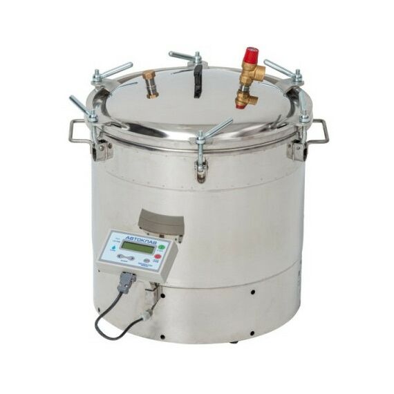 Автоклавы:  Автоматический автоклав "Консерватор" 46 л с ЭБУ с фальшдном фотографии