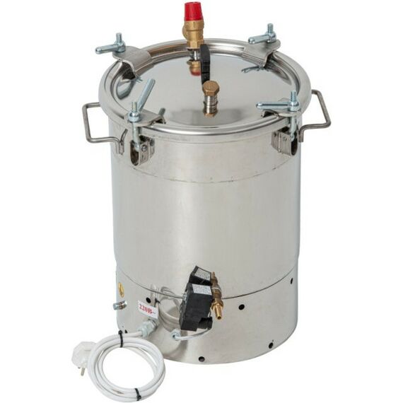 Автоклавы:  Автоматический домашний автоклав "Малыш" 22 л  с ЭБУ с фальшдном фотографии