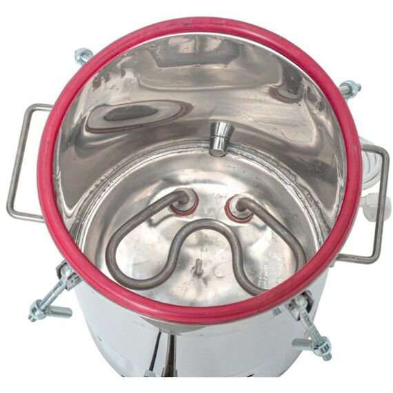 Автоклавы:  Автоматический домашний автоклав "Малыш" 22 л  с ЭБУ с фальшдном фотографии