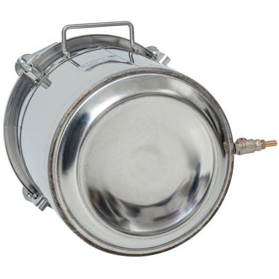 Автоклавы:  Газовый домашний автоклав "Малыш Газ Нерж У" 22 л с фальшдном, с ушком фотографии