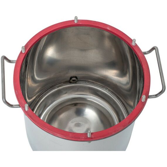 Автоклавы:  Газовый домашний автоклав "Малыш Газ Нерж У" 22 л с фальшдном, с ушком фотографии