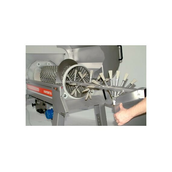 Дробилки и мялки:  Измельчитель с гребнеотделителем FAVORITA 120 из нержавеющей стали фотографии