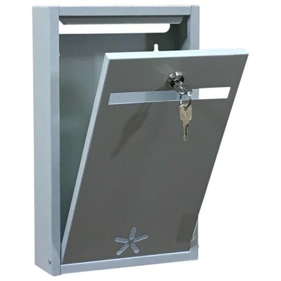 Почтовые ящики:  Почтовый ящик Эконом серый фотографии