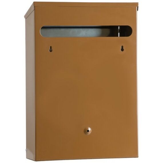 Почтовые ящики:  Почтовый ящик Элит дизайнерский коричневый с лазерной гравировкой фотографии