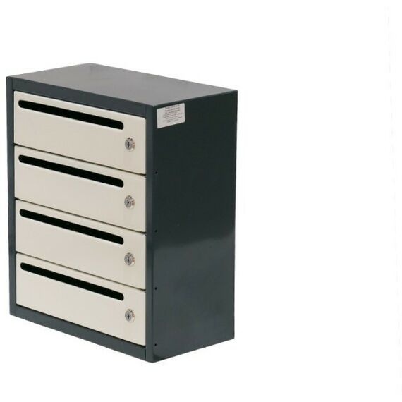 Почтовые ящики:  Почтовый ящик Комфорт 4 секции, графит фотографии