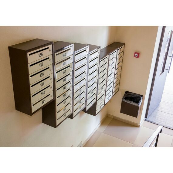 Почтовые ящики:  Почтовый ящик Комфорт 9 секций кор/беж фотографии