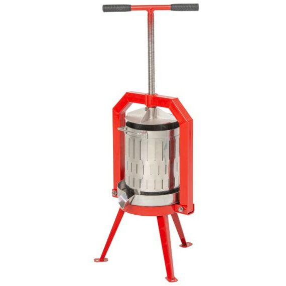 Прессы для отжима:  Пресс ручной (винтовой) «Муромец М» 12 л корзина из нерж.стали фотографии