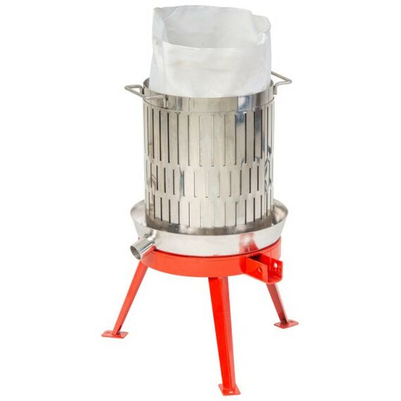 Прессы для отжима:  Пресс ручной (винтовой) «Муромец М» 12 л корзина из нерж.стали фотографии