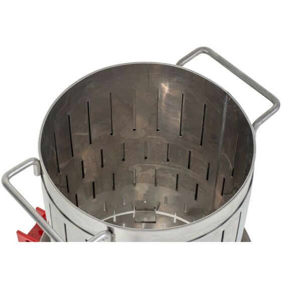 Прессы для отжима:  Пресс ручной (винтовой) «Муромец» 29 л корзина из нерж.стали фотографии