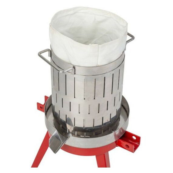 Прессы для отжима:  Пресс ручной (винтовой) «Муромец» 29 л корзина из нерж.стали фотографии