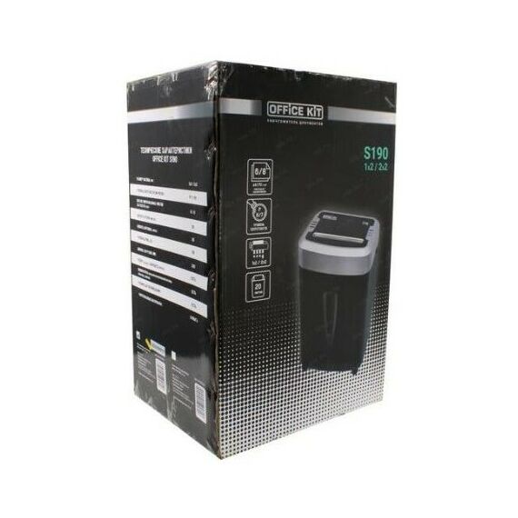 Уничтожители документов: Уничтожитель документов Office Kit S190 1x2 фотографии