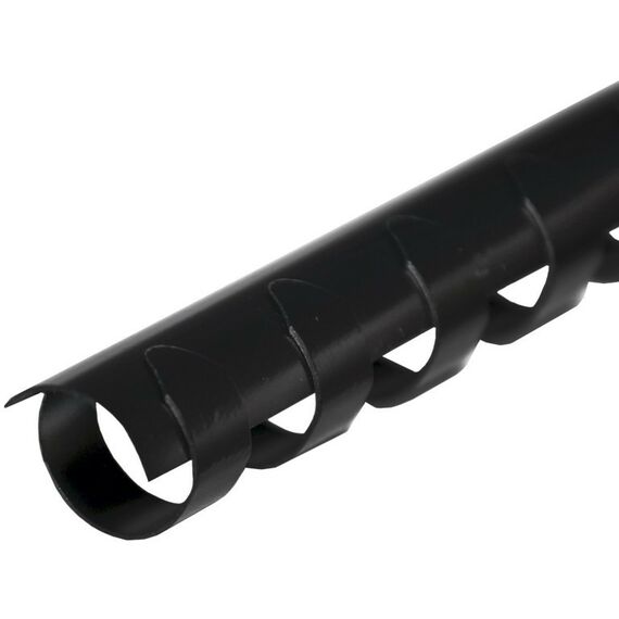 Пружины для переплета:  Пружина пластиковая 6 мм, 25л., черная, 100 шт фотографии