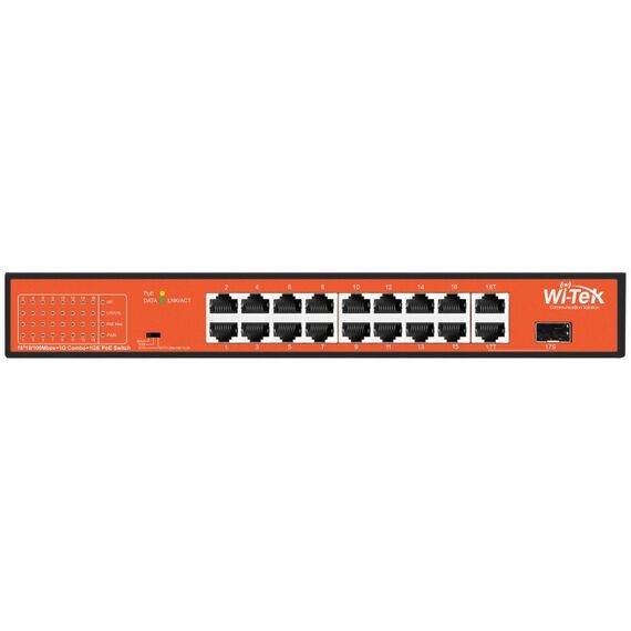 Коммутаторы, маршрутизаторы, межсетевые экраны: Неуправляемый коммутатор Wi-Tek WI-PS518GH фотографии