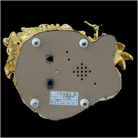 Бизнес-сувениры:  Ретро-телефон "Девушка и лилия" фотографии