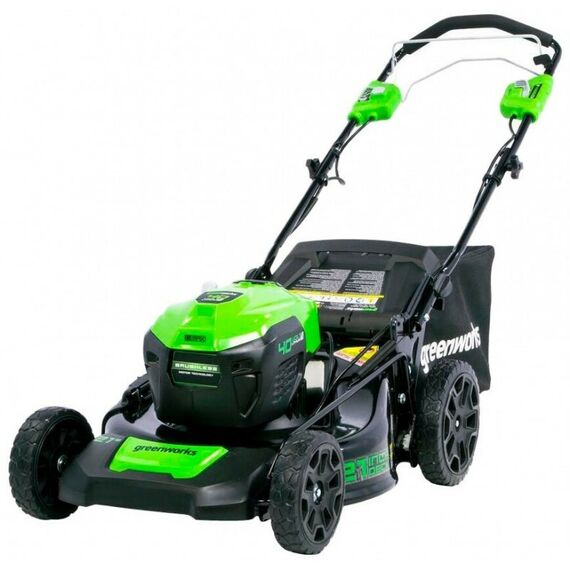 Газонокосилки: Газонокосилка аккумуляторная Greenworks GD40LM46SPK4 40V, 46см, самоходная, бесщеточная, c 1хАКБ [2506807UB] фотографии